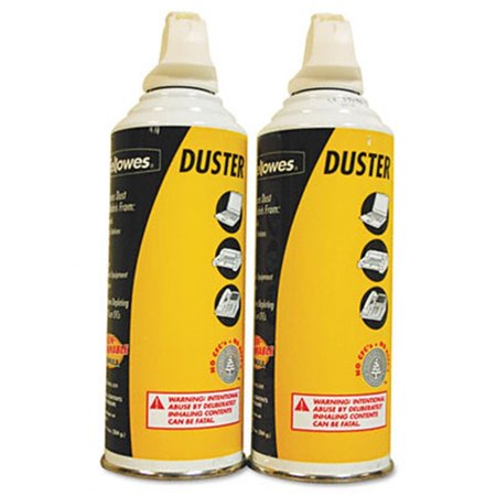 FELLOWES Fellowes 9963201 Air Duster  Two 10oz Cans per Pack 9963201